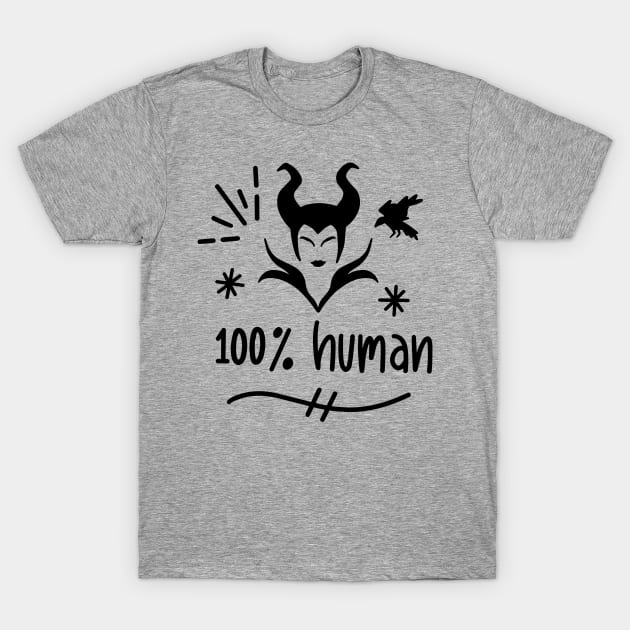 100 % human T-Shirt by jollydesigns